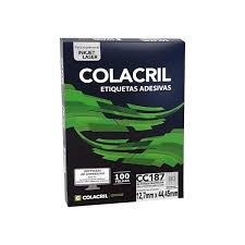 ETIQ 6195 C/100 FLS 59,27X85,73 CC195 COLACRIL