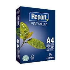 PAPEL A4 75GR BR C/500FLS REPORT