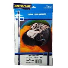 PAPEL GLOSSY 180GR A4 C/50FLS MASTERPRINT