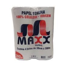 PAPEL TOALHA BR 1000FLS 100% MAXX