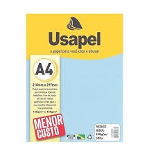 PAPEL VERGE 180GR BR C/50FLS USAPEL